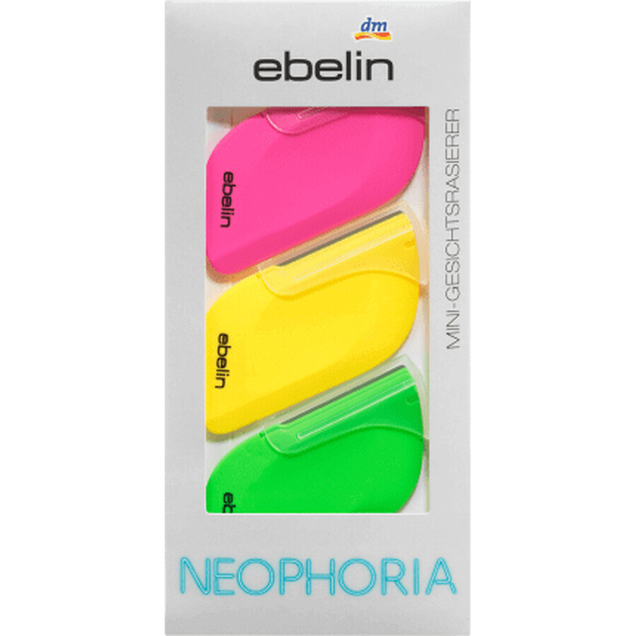 Ebelin Mini aparat de ras facial Neophoria, 3 buc