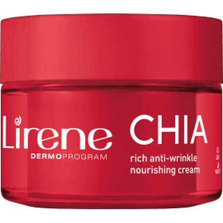 Lirene Cremă nutritivă zi/noapte, CHIA, 99% natural, 50 ml