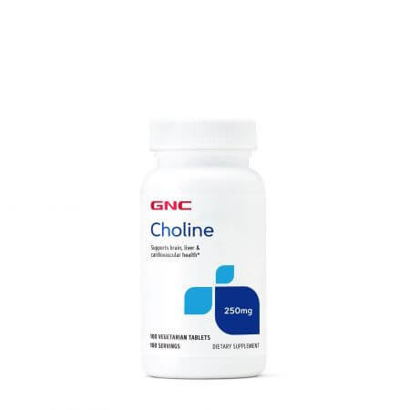 Cholin 250 mg, 100 Tabletten, GNC