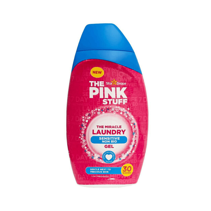 Gel-Waschmittel zur Fleckenentfernung aus Kleidung, 30 Waschgänge, 900 ml, The Pink Stuff