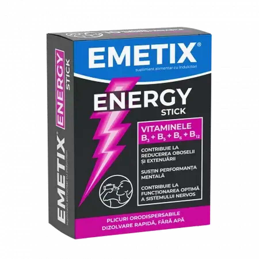 Emetix Energy Stick, 10 Beutel, Fiterman Pharma