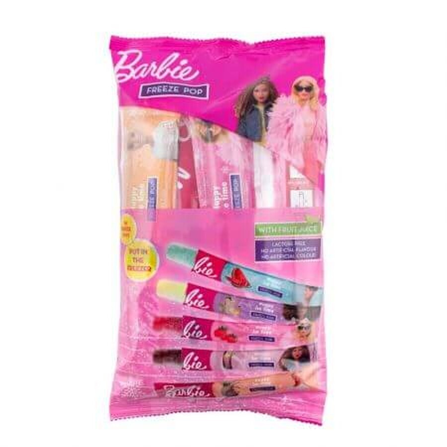 Freeze Pop Barbie Eiscreme, 10 Stück, Sweet'n Fun