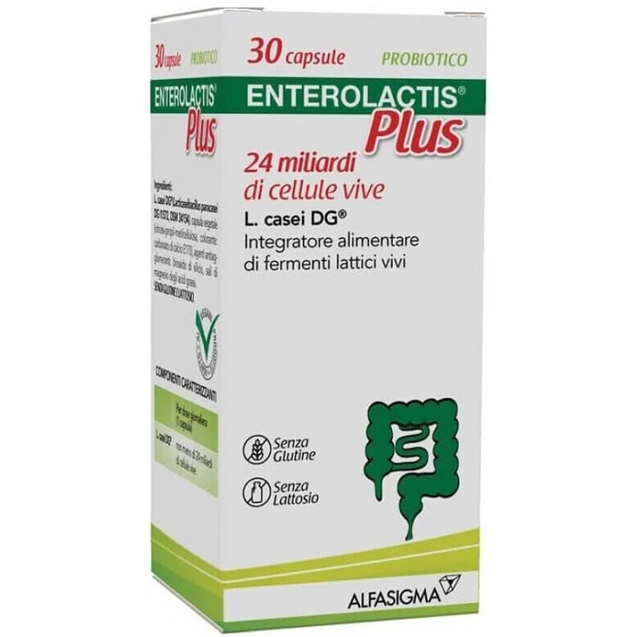 Enterolactis Plus, 30 kapsułek, Sofar: ceny i cechy
