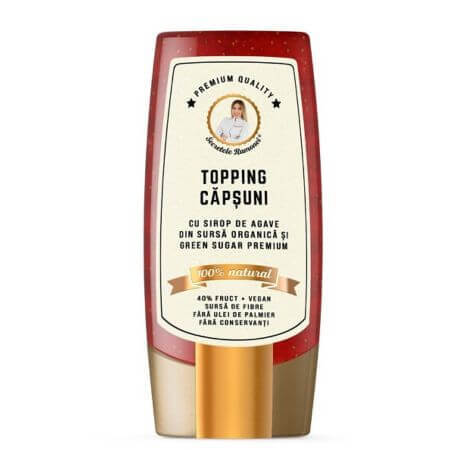 Topping de capsune, 310 g, Secretele Ramonei