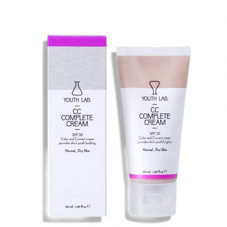 Crema CC cu SPF 30 Complete, 50 ml, Youth Lab