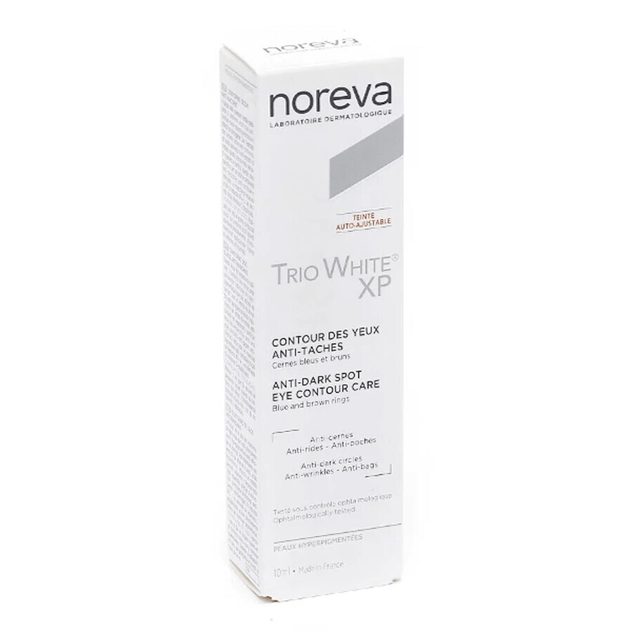 Noreva Trio White XP Augenkontur-Creme gegen dunkle Flecken, 10 ml