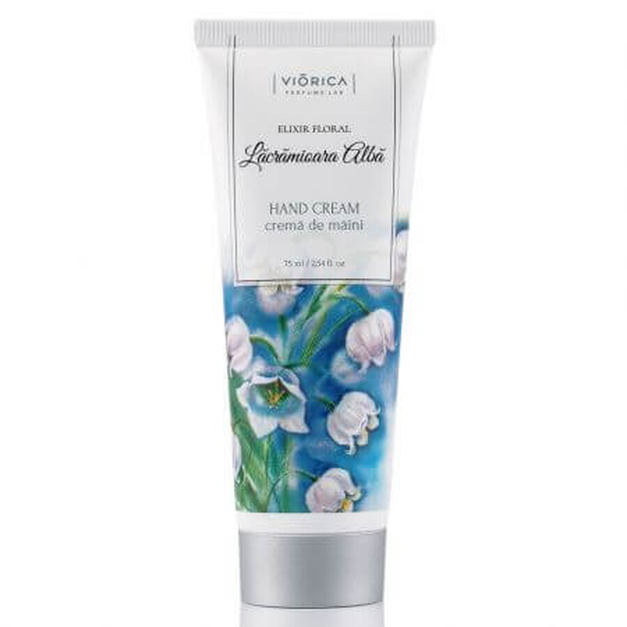 Handcreme Elixier Floral Weiß Lavendel, 75 ml, Viorica