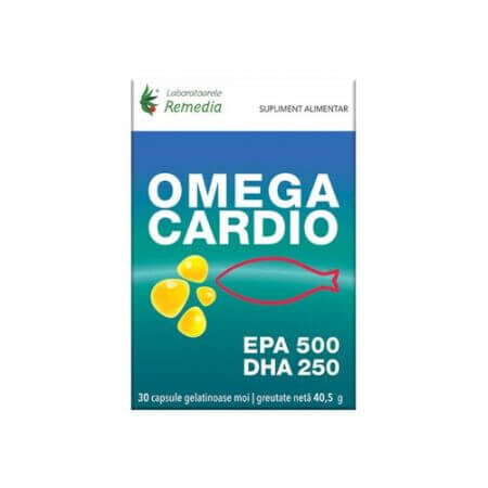 Omega Cardio, 30 Weichkapseln, Remedia