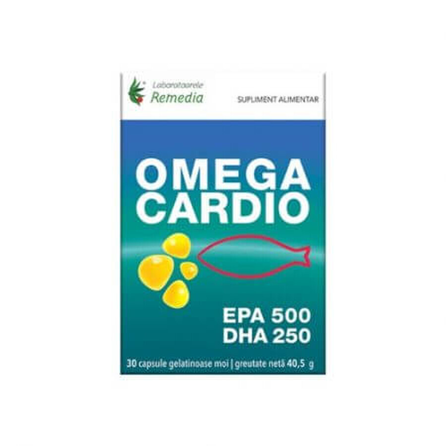 Omega Cardio, 30 Weichkapseln, Remedia