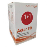 Pachet Astar 3D, 60+60 capsule, Alfa Intens