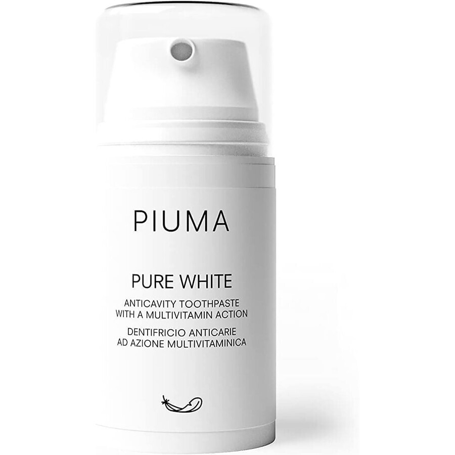 Pure White Zahnpasta, 75 ml, Feder