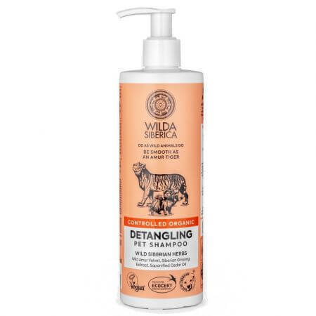 Sampon pentru descurcarea blanii Detangling, 400 ml, Wild Siberica