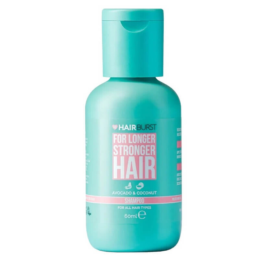 Shampoo zur Stärkung und Beschleunigung des Haarwachstums, 60 ml, HairBurst