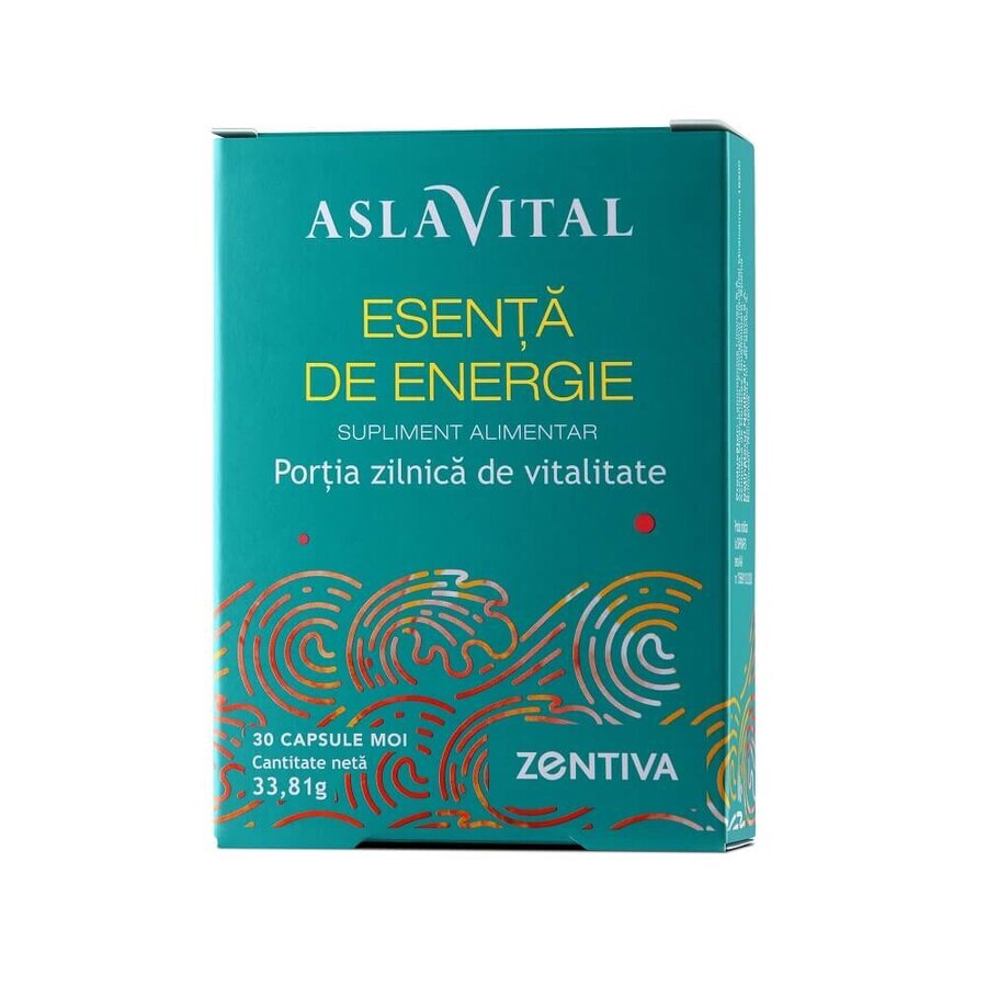 Esenta de Energie, porția zilnică de vitalitate Aslavital, 30 capsule moi, Zentiva