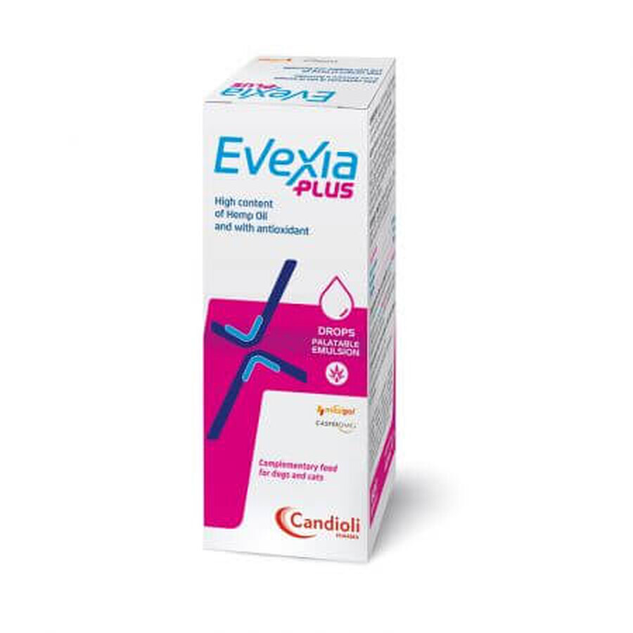 Nutritional supplement for dogs and cats Evexia Plus, 40 ml, Candioli