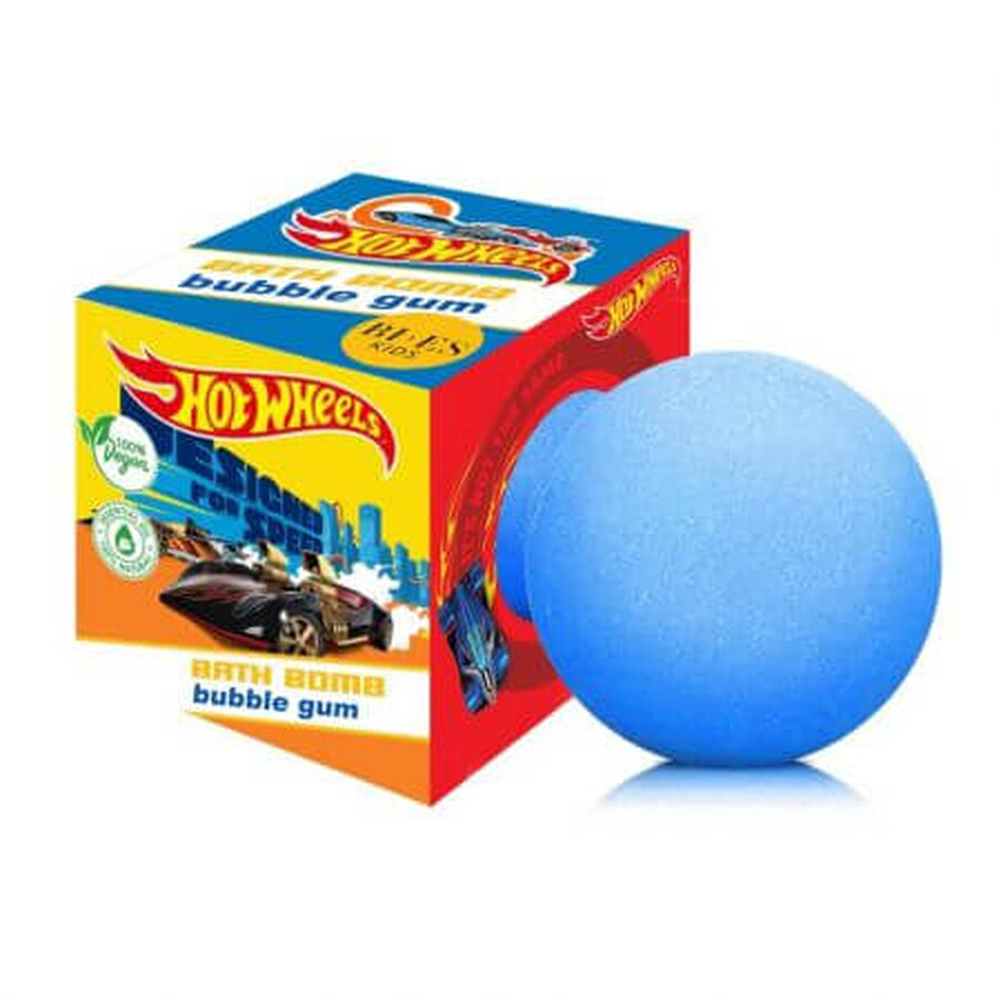 Bomba de baie bubble gum Hot Wheels, 165 g, Bi-Es