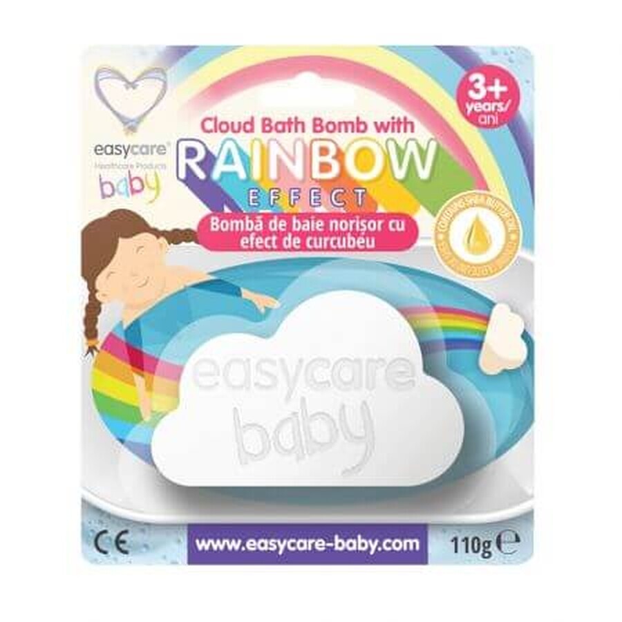 Regenbogen-Badebombe, 110 g, Easycare Baby
