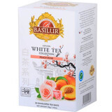 Weißer Tee Weißer Tee Pfirsich Rose, 20 Portionsbeutel, Basilur