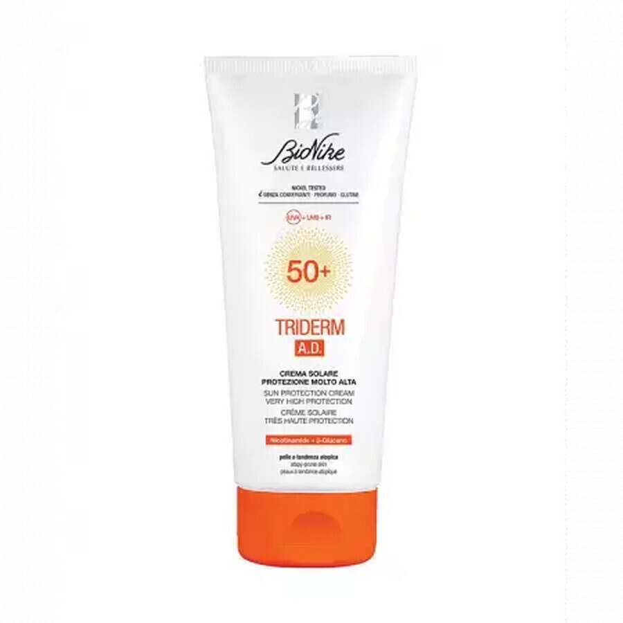 Sonnenschutzcreme für atopische Haut Tridem A.D, SPF 50+, 200 ml, BioNike