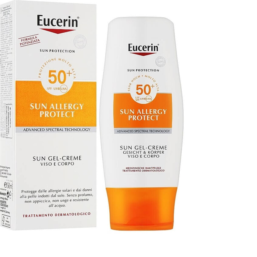 Eucerin Sun Allergy Crema gel cu protectie impotriva alergiilor solare SPF 50+, 150 ml