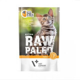 Hrana umeda cu carne de curcan Raw Paleo Kitten, 100 g, VetExpert