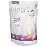 Kaninchennassfutter für sterilisierte Katzen, 100 g, Piper