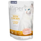 Katzennassfutter mit Huhn, 100 g, Piper