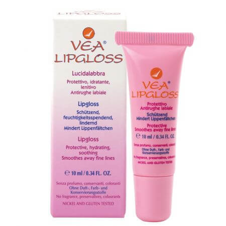 Lipgloss mit Vitamin E, Vea Lipgloss, 10 ml, Hulka