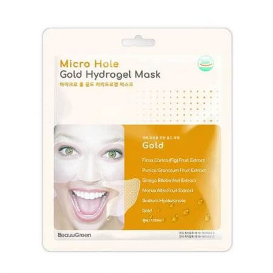 Gold-Hydrogel-Maske, 28 g, Beauugree