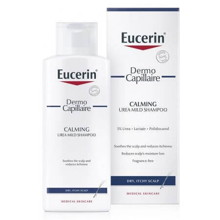 Eucerin DermoCapillaire Sampon cu 5% uree pentru par uscat , 250 ml