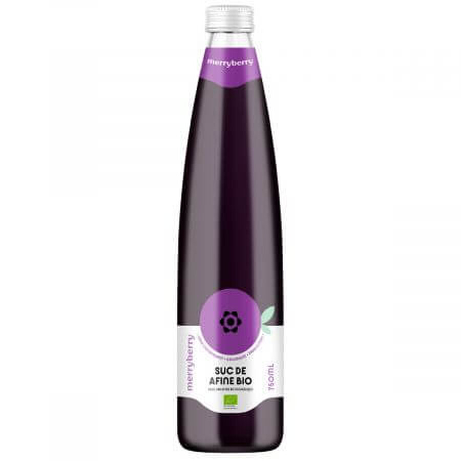 Suc de afine Bio, 750 ml, MerryBerry