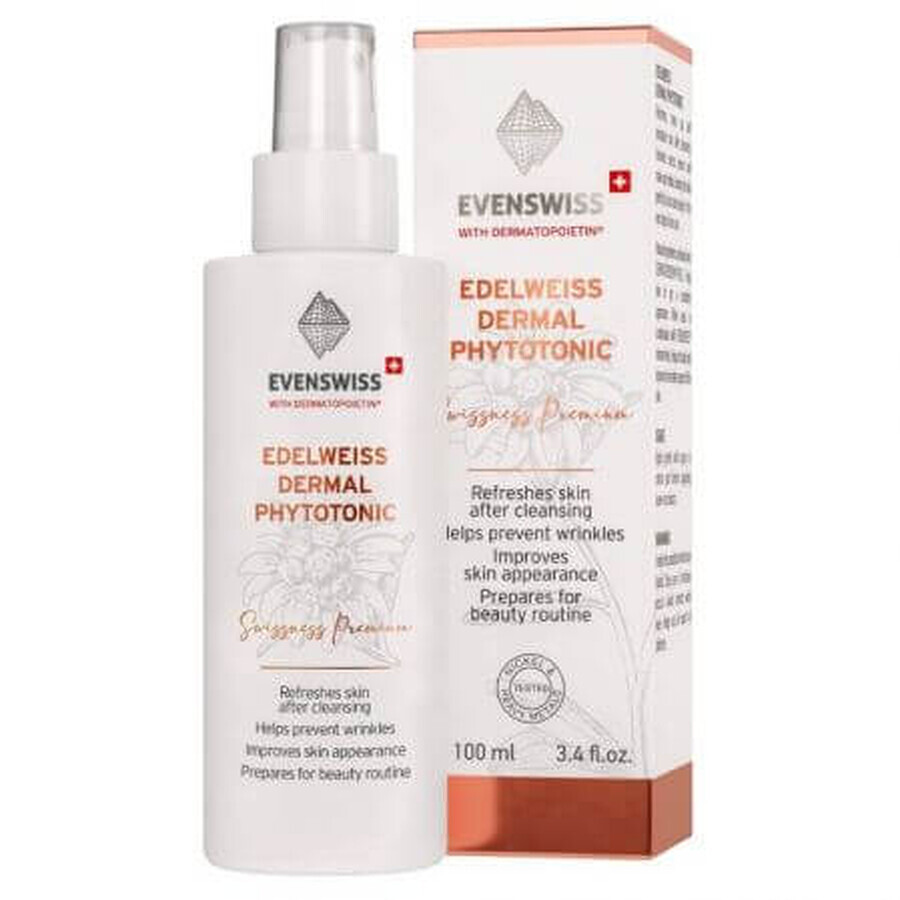 Toner facial Edelweiss Dermal Phytotonic, 100 ml, Evenswiss