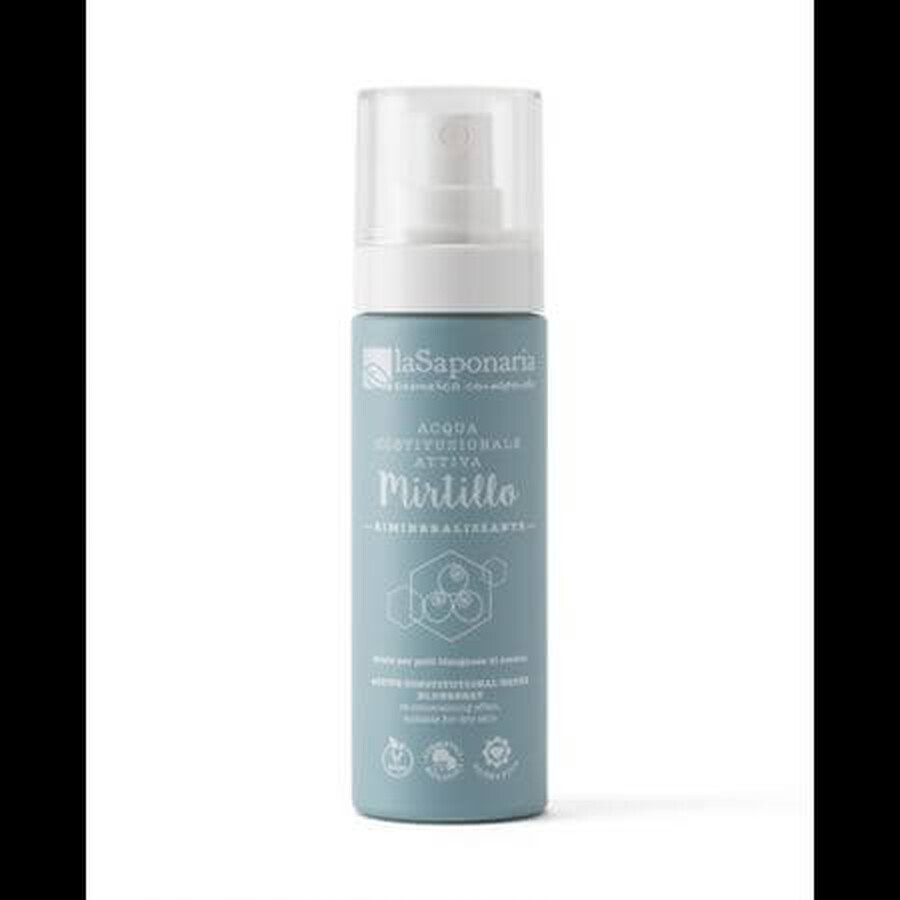 Toner remineralizant cu apa activa Mirtillo, 50 ml, La Saponaria