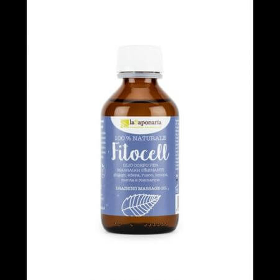 Ulei de masaj 100% natural Fitocell, 100 ml, La Saponaria