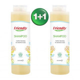 Pachet Sampon pentru adulti, 500 ml + 500 ml, Friendly Organic