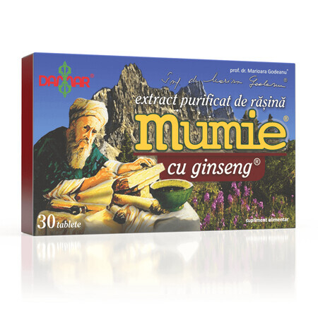 Gereinigter Mumie-Harz-Extrakt mit Ginseng, 30 Tabletten, Damar General Trading