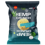 Snack proteic bio cu smantana si ceapa Hemp Crunch, 100 g, Veggy Crush