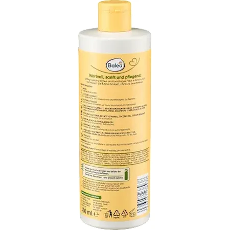 Balea Natural Beauty acondicionador capilar reparador, 350 ml