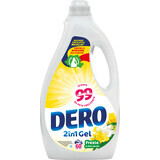 DERO Dero 2 in 1 detergent automat lichid cu frezie și flori de tei, 3 l