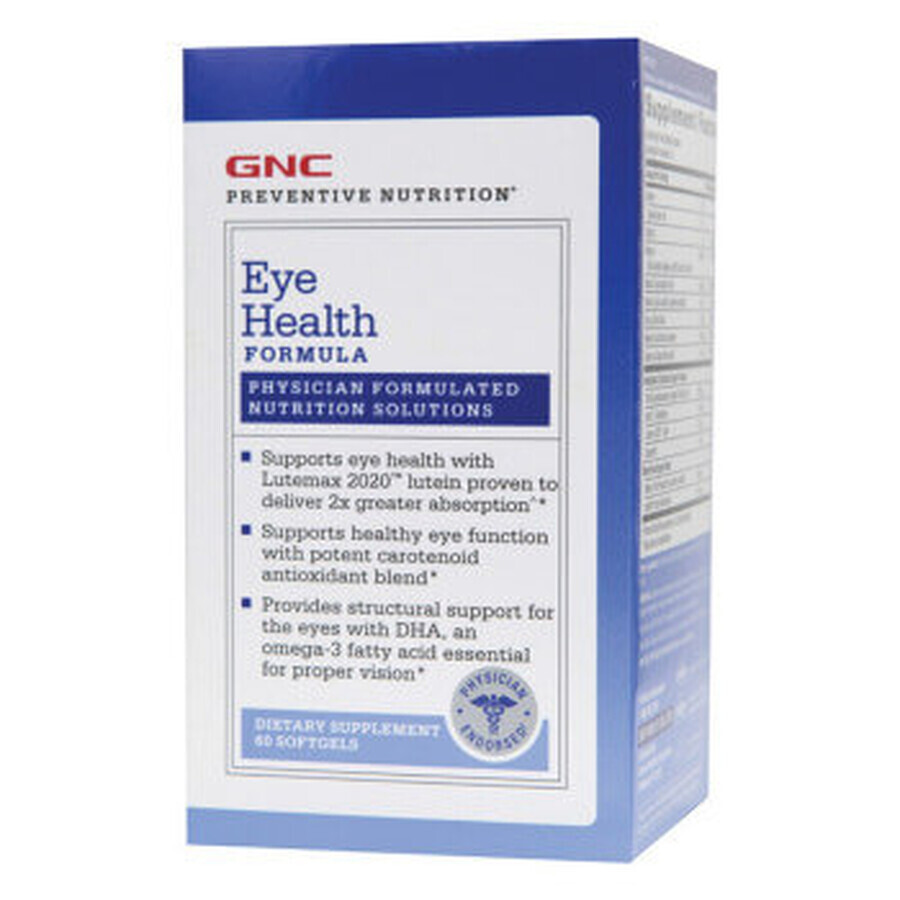 Eye Health Formula Preventive Nutrition (722122), 60 capsule, GNC