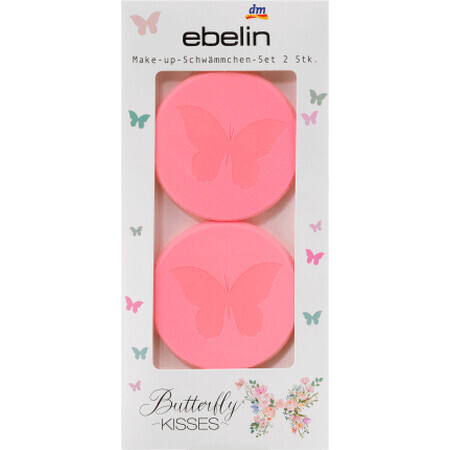 Ebelin Set bureței pentru make-up Butterfly Kisses, 2 buc