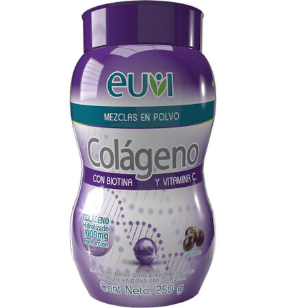 Euvi Kollagen mit Biotin und Vitamin C, 250 g