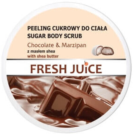 Fresh Juice Körperpeeling Schokolade & Marzipan, 225 ml