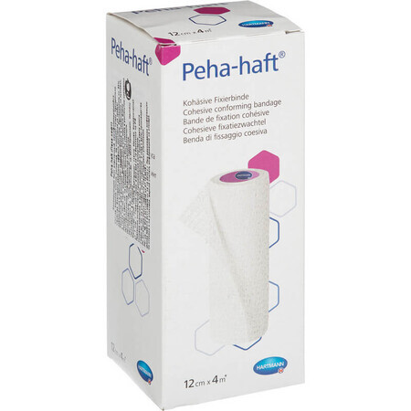 Peha-haft selbstklebende elastische Schärpe, 12cmx4m (932445), Hartmann