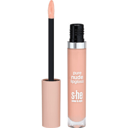 She colour&style Luciu de buze Pure Nude 341/005, 5,2 g