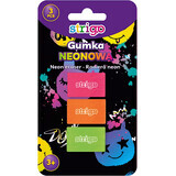 Strigo Set 3 gume de șters neon blister, 3 buc