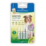 Antiparasitäres Repellent Geraniol Repellent-Pipetten für Hunde über 20 kg, 4 X 2 ml, Francodex