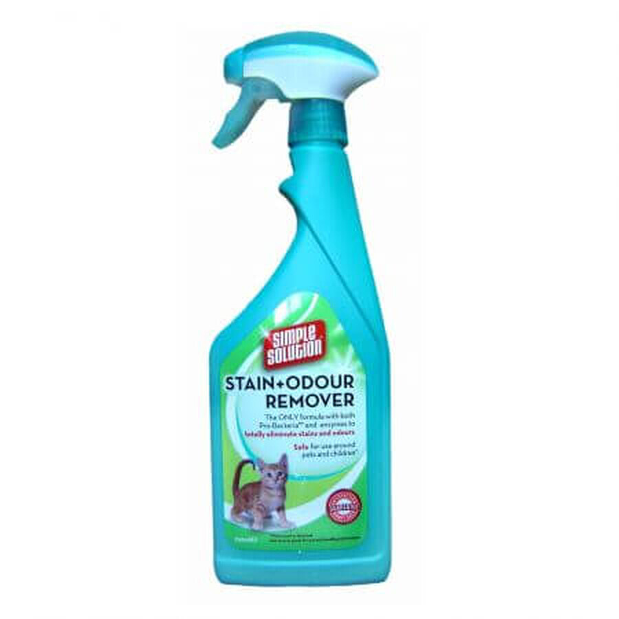 Flecken- und Geruchsentferner für Katzen Flecken- und Geruchsentferner, 750 ml, Simple Solution