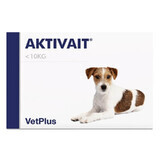 Supliment impotriva afectiunilor sistemului nervos pentru caini sub 10 kg Aktivait Small Breed, 60 capsule, VetPlus