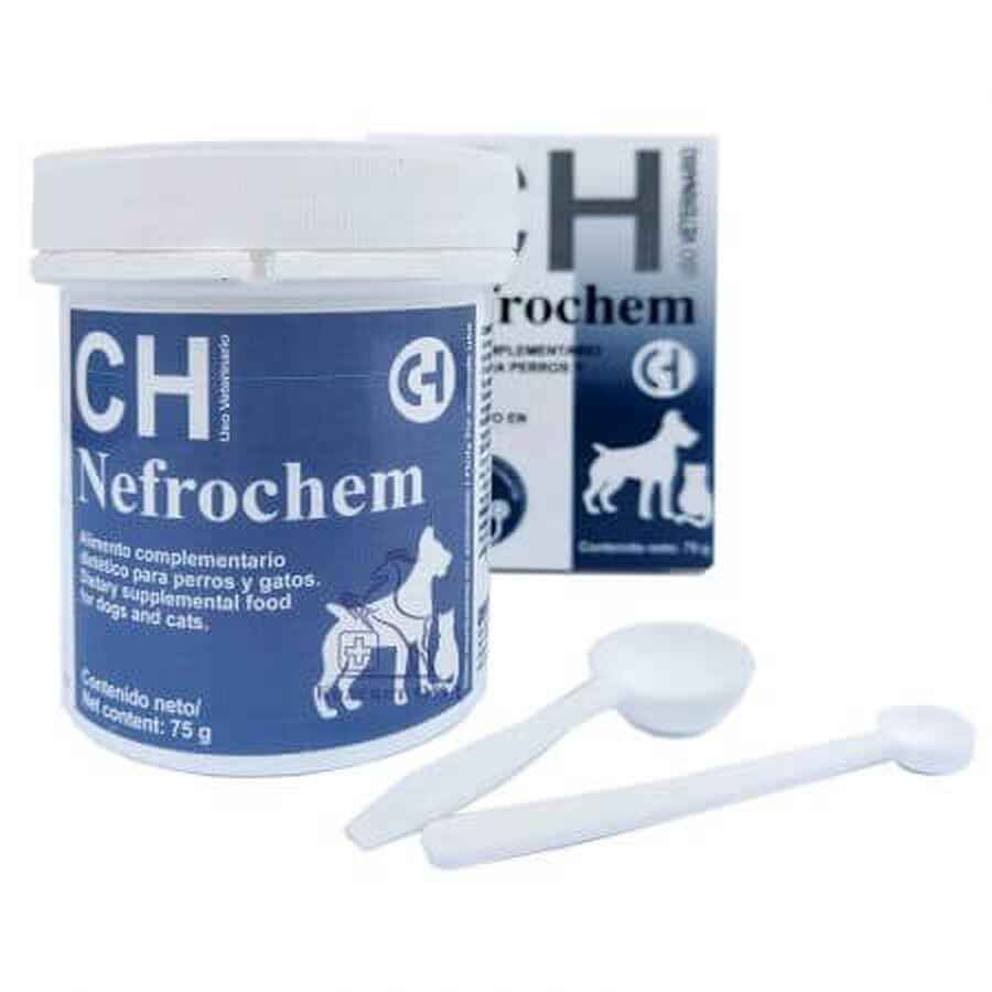 Supliment pentru sustinerea functiei renale Nefrochem, 75 g, Chemical Iberica